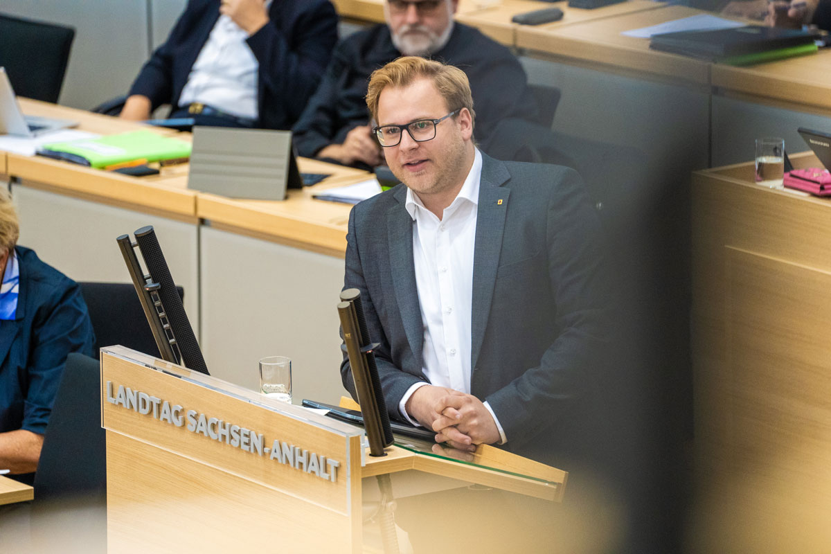 Konstantin Pott, gesundheitspolitischer Sprecher der FDP-Landtagsfraktion Sachsen-Anhalt.