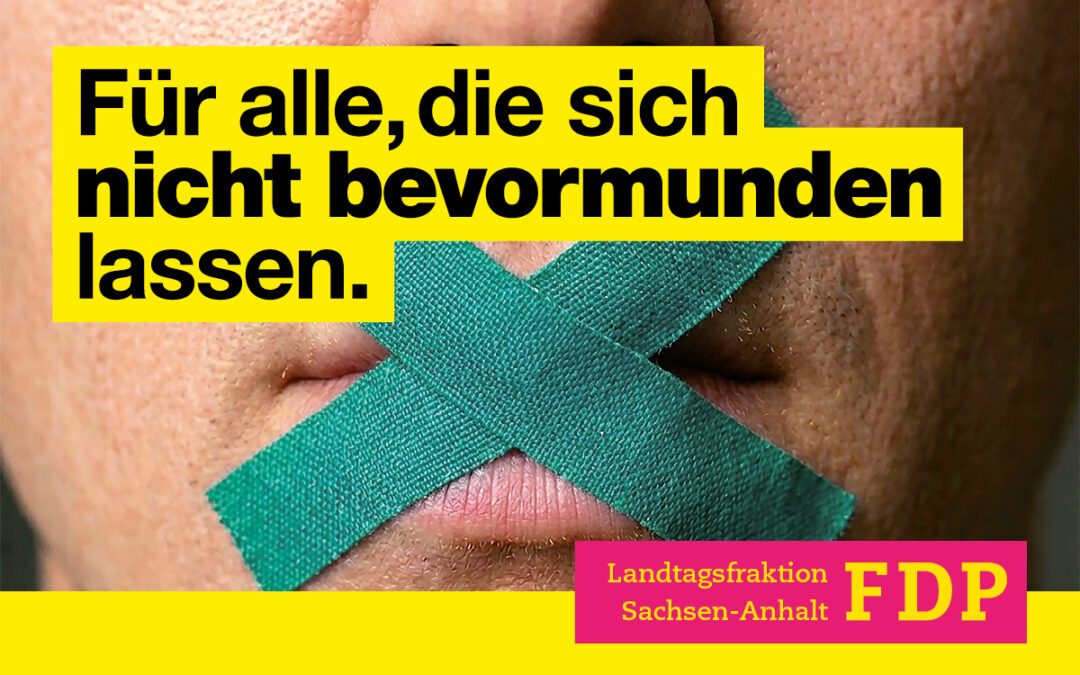 Politik für alle, die sich nicht bevormunden lassen